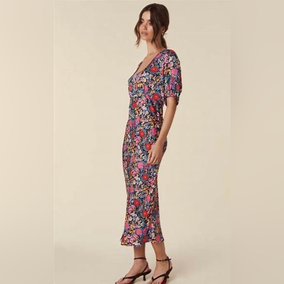 NWT Spell Last Drinks Midi Dress Sz XS - Picture 3 of 12